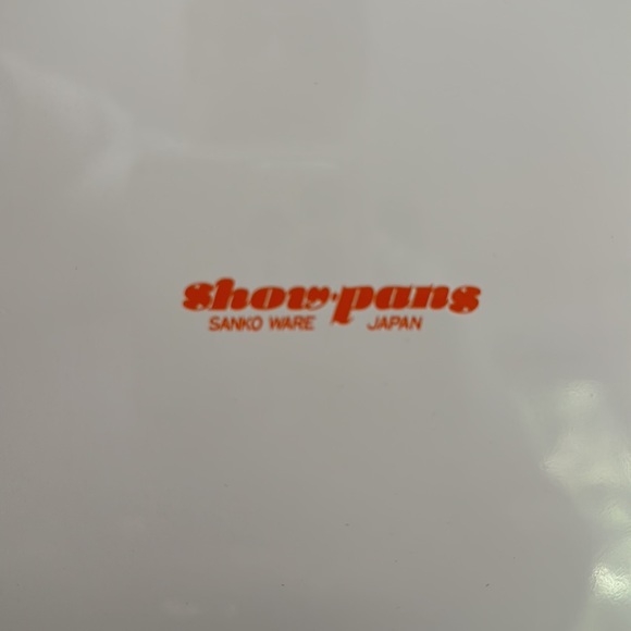 Vintage 70’s Show-pans Sanko Ware made in Japan large serving tray - Picture 3 of 6